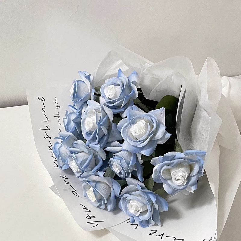 Hand Felt Rose Simulation Hand Held Bouquet Home Decoration Flower Arrangement Ornaments Artificial Flowers Simulated Flowers High End Sense Of Life_voghion.com