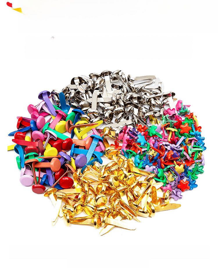 Chiodi doppi fatti a mano direttamente dalla fabbrica, chiodi rotondi colorati da due piedi, accessori decorativi per unghie ad angolo di pecora all'ingrosso_voghion.com
