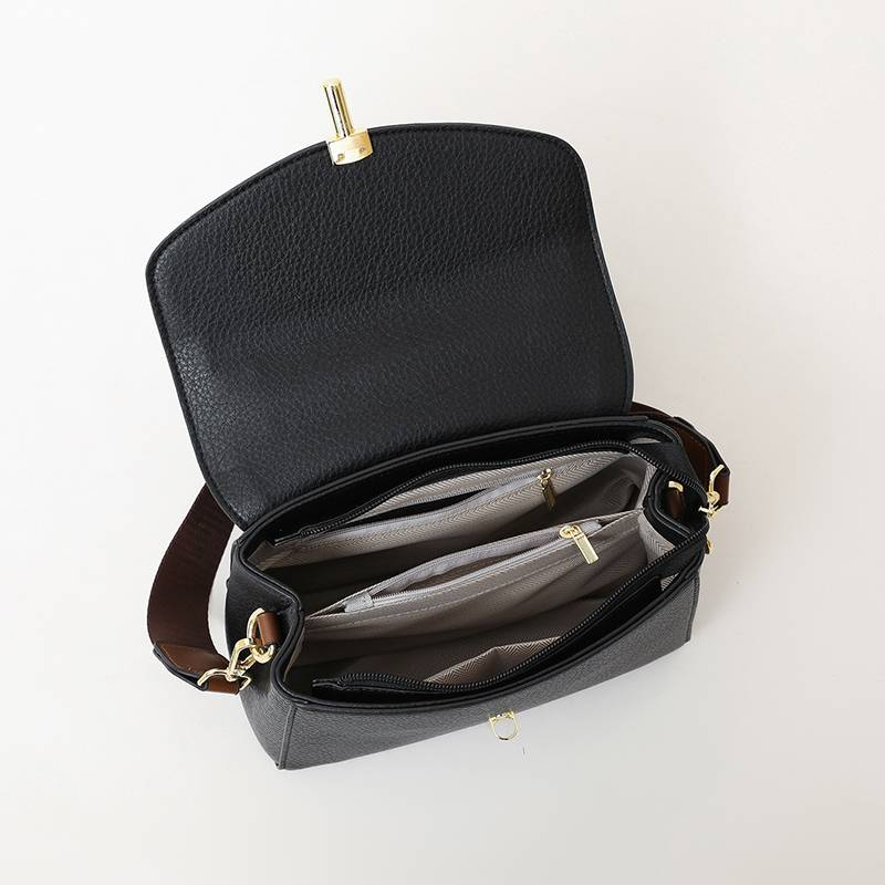 Sommer Neue 2024 High-End Exquisite Retro Mode Litschi Muster Hand-Trage Schulter Tasche für Damen_voghion.com