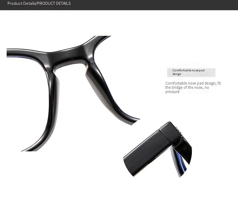 Men's Glasses New Fashion Blue Light Protection Flat Glasses Wang Jiong Makeup Artifact Can Be Matched With Degree Mi Ding Style Optical Glasses_voghion.com