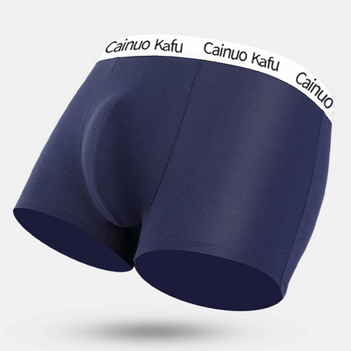 Sous-vêtements pour jeunes hommes, pantalons plats à taille moyenne pour hommes, styles pour hommes, sous-vêtements antibactériens et respirants à quatre coins_voghion.com
