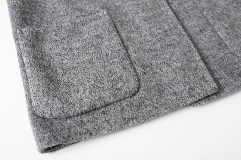Women's Clothing Double-Faced Rabbit Wool Coat – Reversible Long Cardigan (2 Colors)_voghion.com