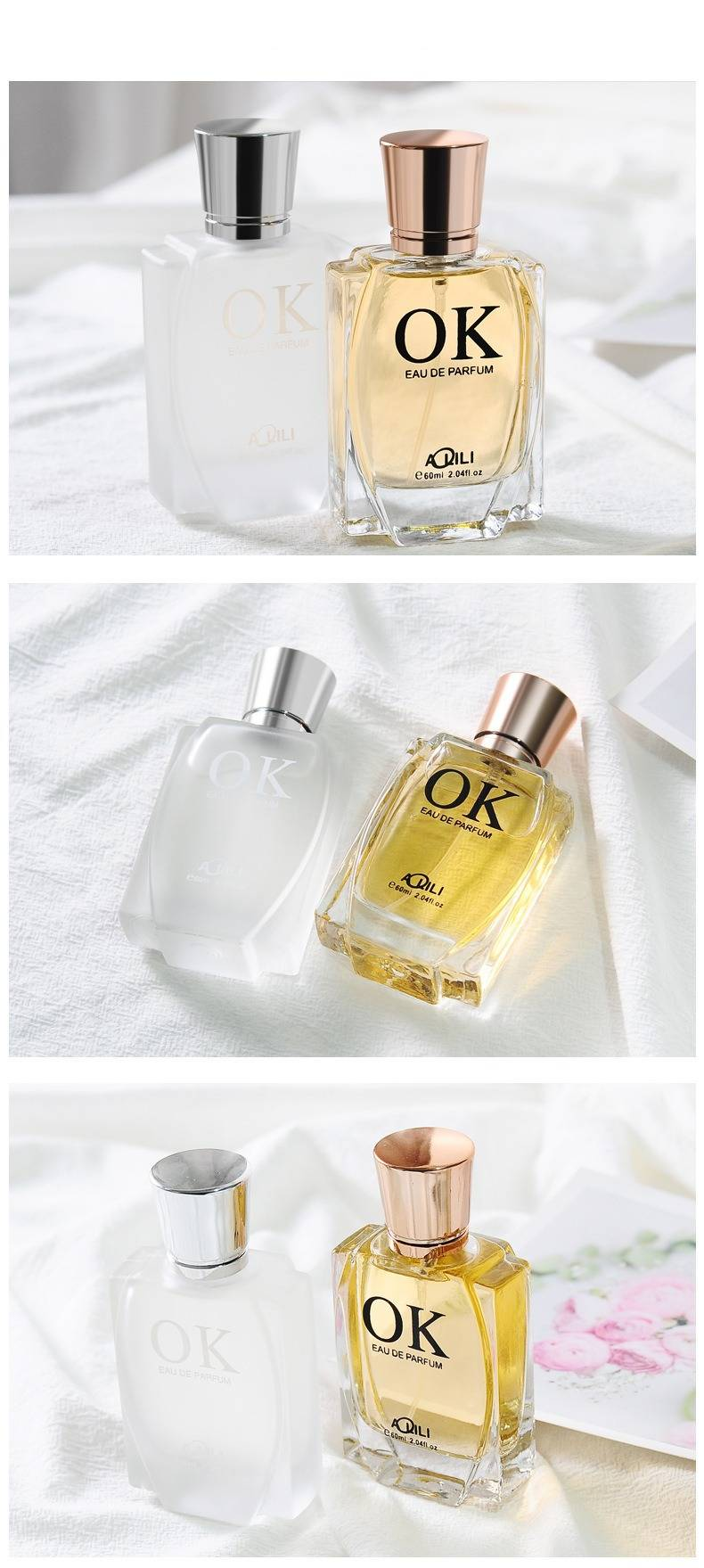 Baimeng OK Cologne 50ML Unisex Oriental Woody Light Fragrance Flirtatious Long-lasting Scent_voghion.com