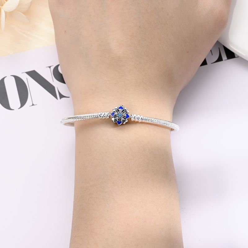 Gioielli da donna in argento 925 placcato rame bianco con albero della vita e fiocco di crisantemo, bracciale fai da te, ciondolo, perline, accessori_voghion.com