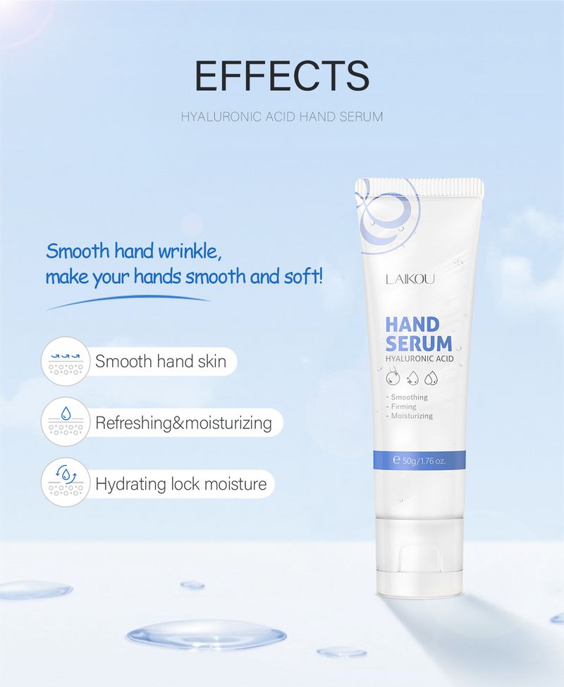 Scrub e Trattamenti Corpo Crema Mani all'Acido Ialuronico 50ml Idratante Idratante Confezione Inglese_voghion.com