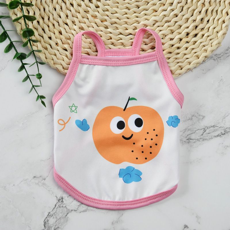 Kleidung Niedliche Frucht Camisole Weste Stil Atmungsaktive Haustier Sonnenschutz Mückenschutz Lieferungen_voghion.com