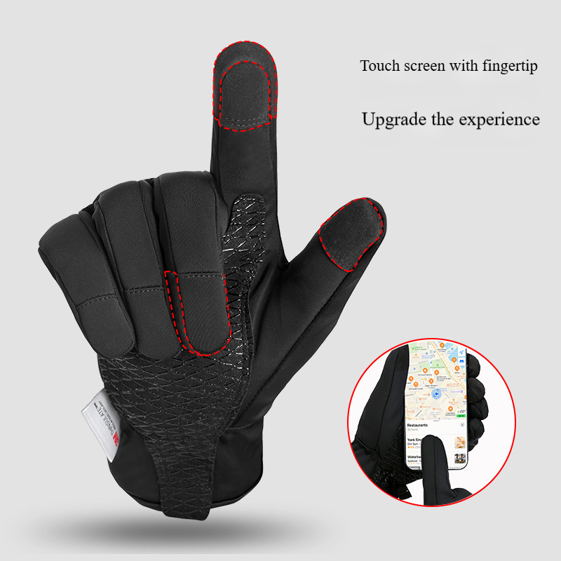 Uisex Ski For Me Ad Wome Atibactérien 3M Sherry Cotto Cyclisme Widproof Sac Imperméable Gants D'hiver Chauds Toucher_voghion.com