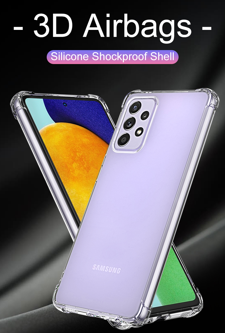 Stoßfestes Silikon-Softcase für Samsung Galaxy A53 A73 A33 A52 A72 A32 A22 A12 A71 A51 A31 A70 A50_voghion.com