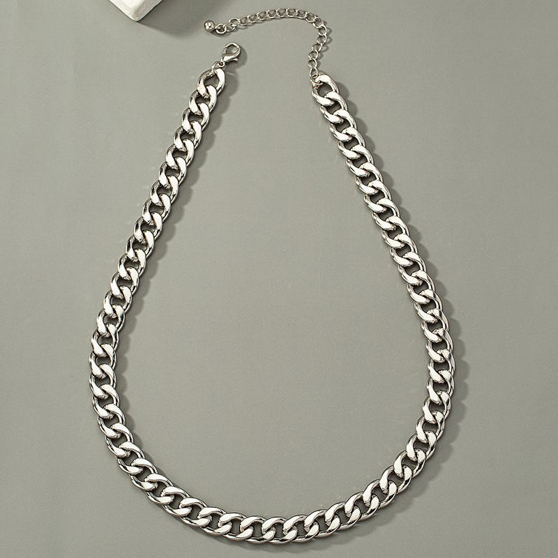 Design Unique Hip-Hop Punk Necklace For Trendy Ins Style Fashion Collarbone Chain Men,_voghion.com