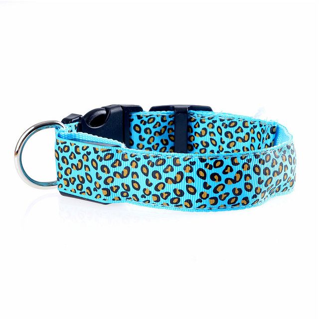 KAJIPET Leopard LED Dog Collar By PawParty Store_voghion.com