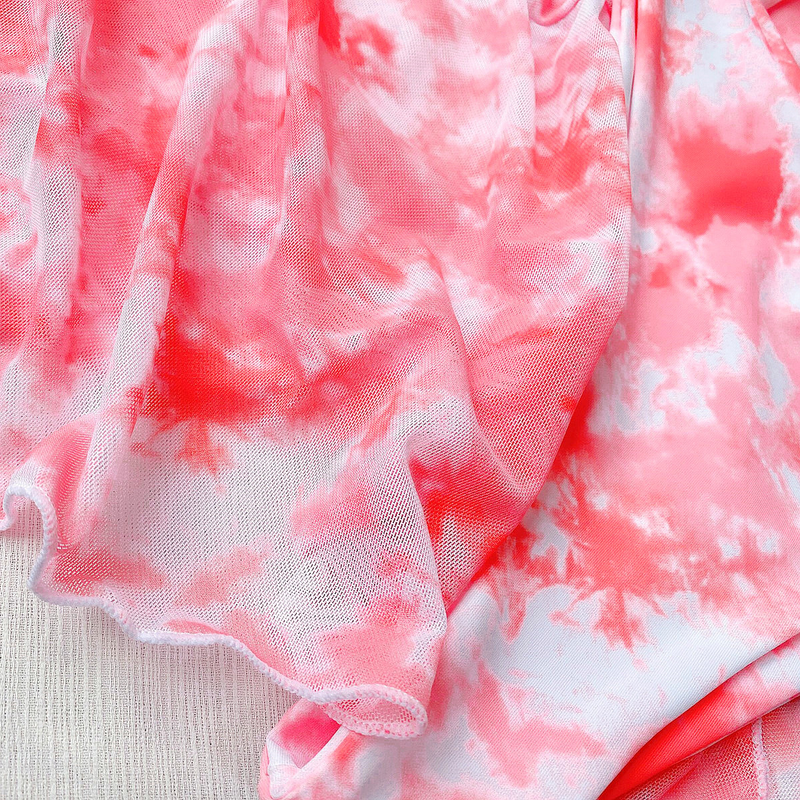 Bikini tie-dye outer swimsuit bikini swimsuit women's split swimsuit explosive swimsuit_voghion.com