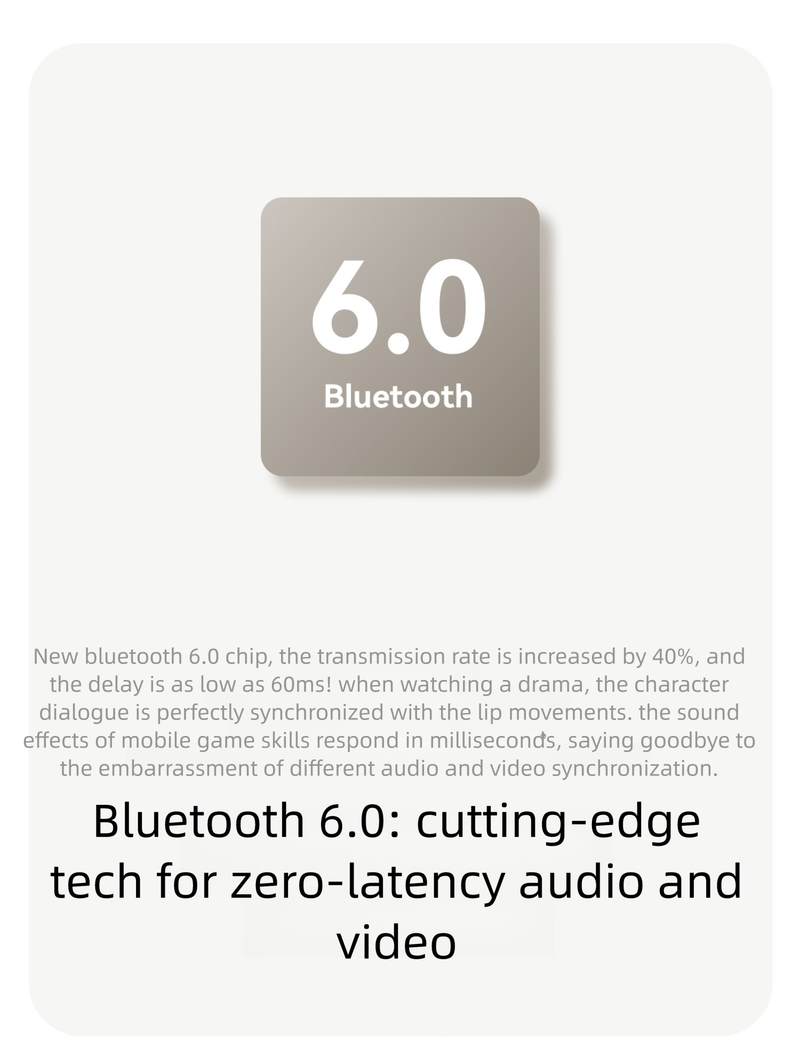 Écouteurs intra-auriculaires Bluetooth sans fil à clip pour jeux, texture cuir classique, réduction de bruit active, longue autonomie._voghion.com