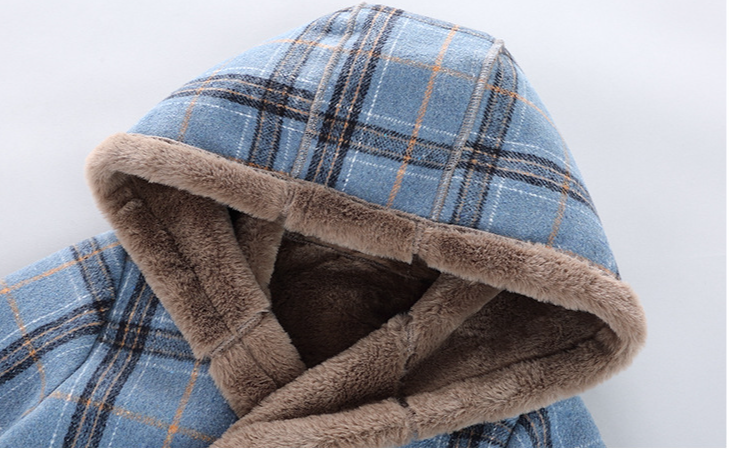 Babykläder Vinter barn snygg plus fleecejacka barn tjock varm vinterjacka_voghion.com