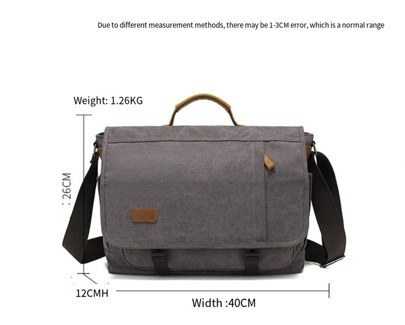 Płócienna torba typu crossbody z wierzchnią warstwą skóry bydlęcej, męska torba na aparat fotograficzny w stylu retro, jedno ramię, aktówka typu crossbody do podróży służbowych_voghion.com