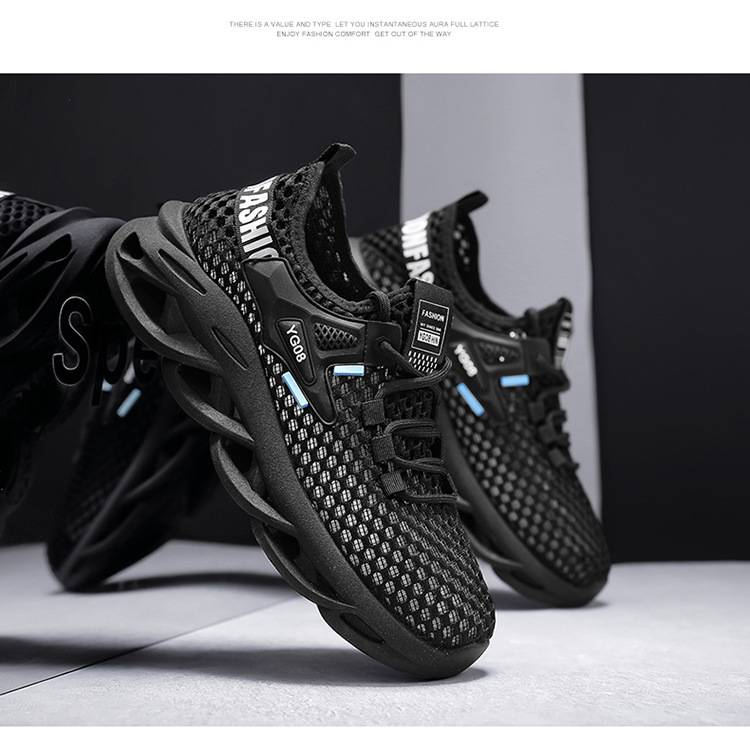 2025 Sommer Neue atmungsaktive perforierte Sportschuhe für Herren, Strandschuhe für Herren, leichte, lässige und vielseitige Herrenschuhe_voghion.com