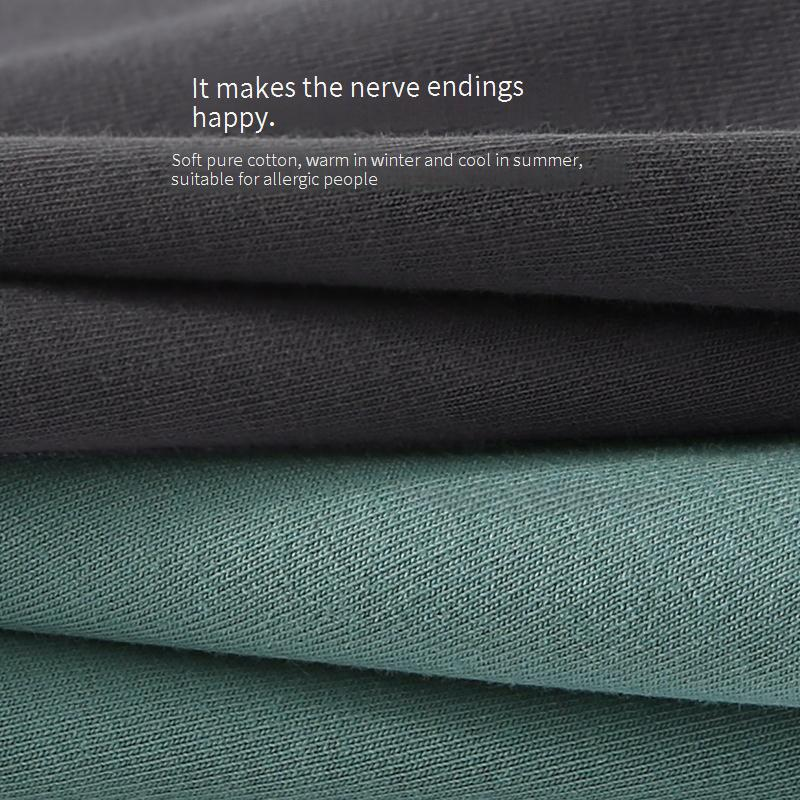 Men's Premium 60s Long-Staple Cotton Underwear - Breathable, Anti-Bacterial, Plus Size (Up To 260 Lbs) - Graphite Lined Gusset For Comfort & Hygiene_voghion.com