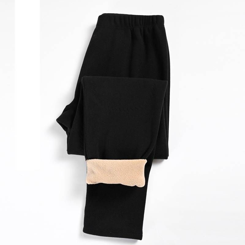 Thermische Knieschutz-Fleecehose für Damen und Herren – Ultradicke lange Winterunterhose mit antistatischem und antibakteriellem Gewebe_voghion.com