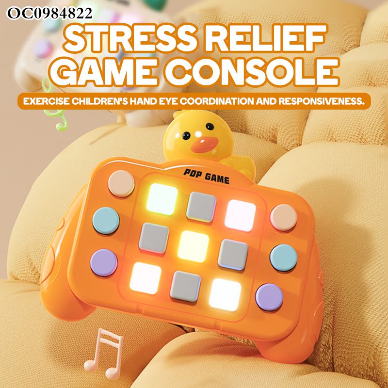 Juego de rompecabezas de burbujas con luces, consola de burbujas, juguete antiestrés portátil para niños y adultos._voghion.com