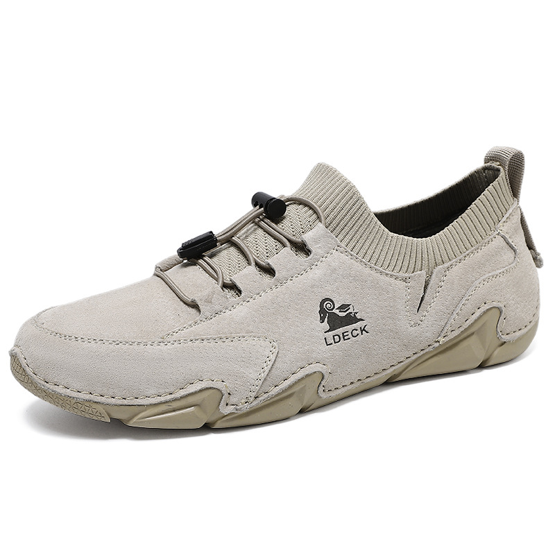 Pantofi sport Martin Octopus, din piele naturală, cu croială joasă, casual, șosete bărbătești și pantofi supradimensionați_voghion.com