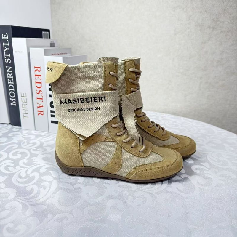 Nouvelles bottines de randonnée respirantes Martin pour femmes, été 2025, semelle épaisse et fine, style désertique_voghion.com