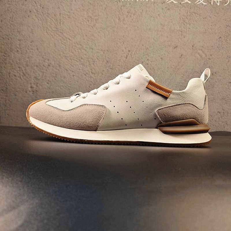 Schuhe 2022 Sommer Neue Leder Hohl Sport Casual Forrest Gump Herren Trendy All-Match Dickbesohlte Daddy_voghion.com