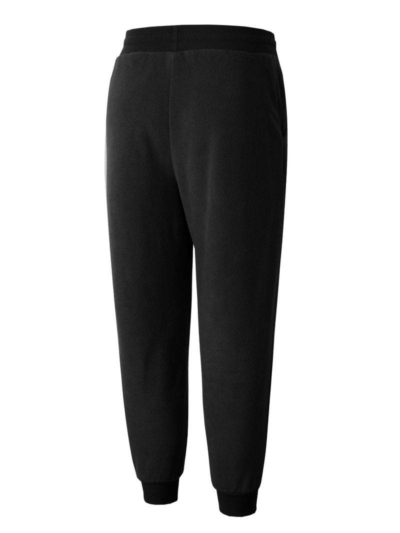 Men’s Heavyweight Tapered Joggers – Retro Streetwear Sweatpants With Drawstring Waist (S-3XL, Black)_voghion.com