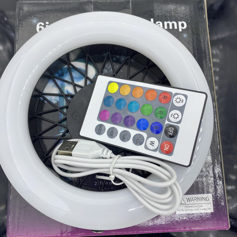 RGB Bunte LED Licht Ring Lampe Mesh Tablett mit Fernbedienung Sheesha Cachimba Dekorieren für Party/Club/Bar_voghion.com