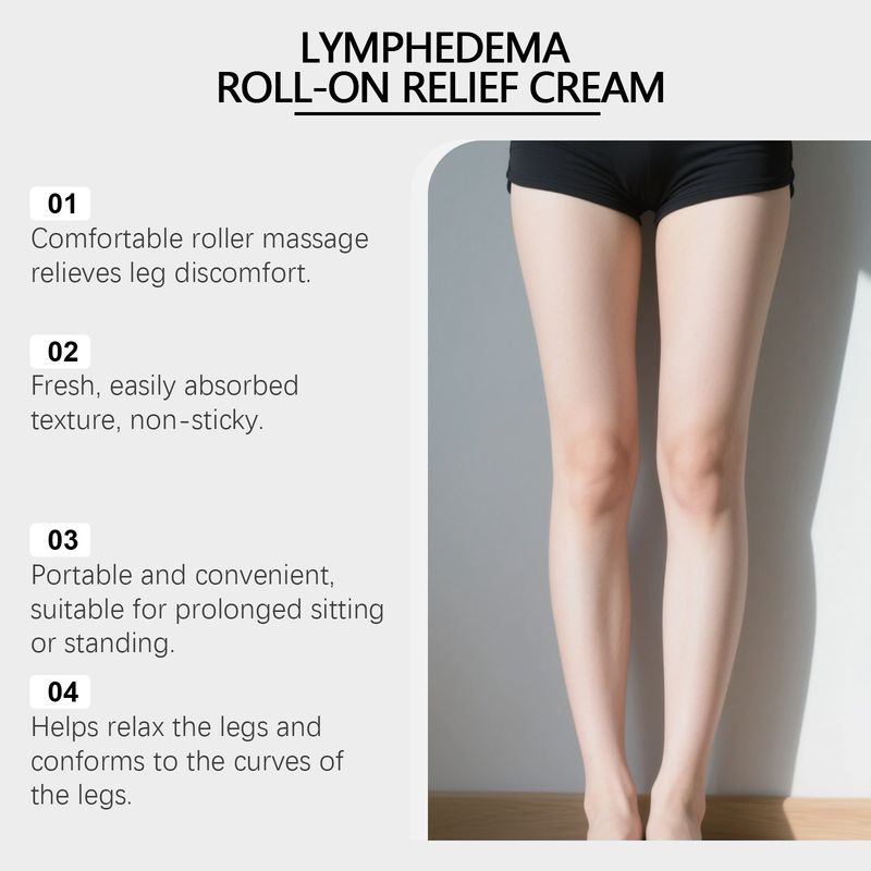 Gentle For Leg Skin Comfortable External Use Roller Massage Daily Care Cream_voghion.com