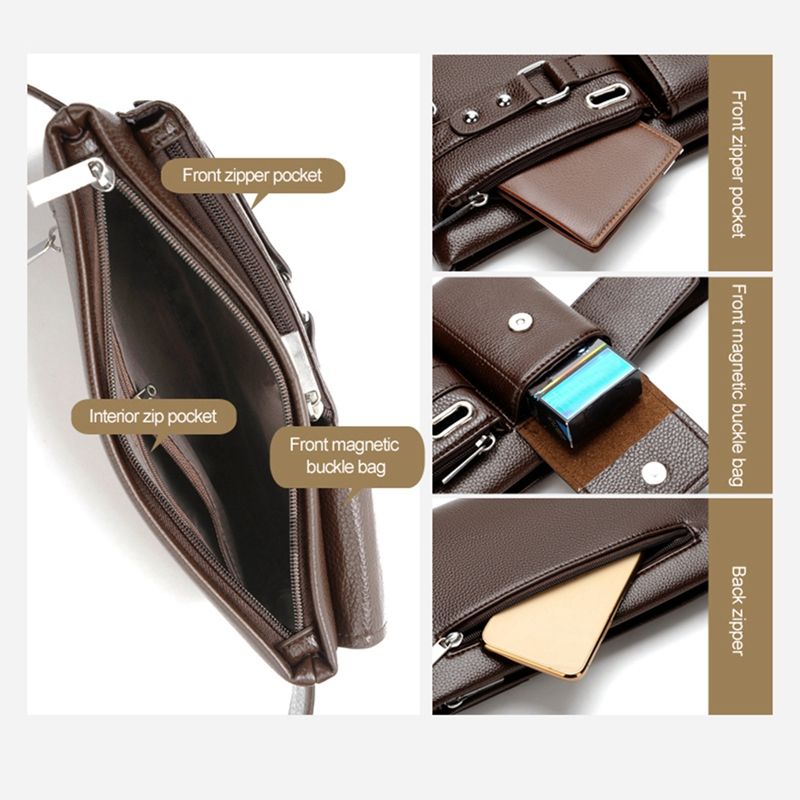WEIXIER Marke Unisex Single-Schulter Multi-Funktion Sport Laufen Große-kapazität Taille männer Brust Tasche Casual Messenger brieftasche_voghion.com