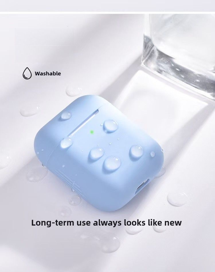 Geschikt voor Apple AirPods oordopjes beschermhoesje 1/2 generatie universele oordopjes siliconen beschermhoesje_voghion.com