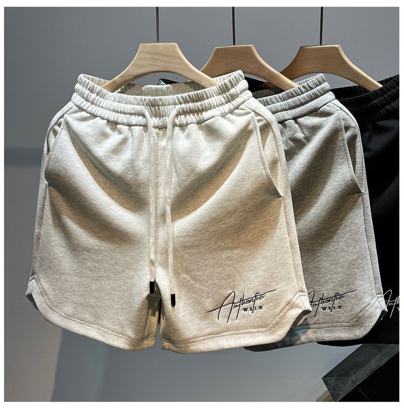 Herrenbekleidung Herren Freizeithosen Sommershorts Trendy Shorts im koreanischen Stil Hübsche mittellange Hosen Lockere modische All-Match-Hosen mit großen Größen_voghion.com