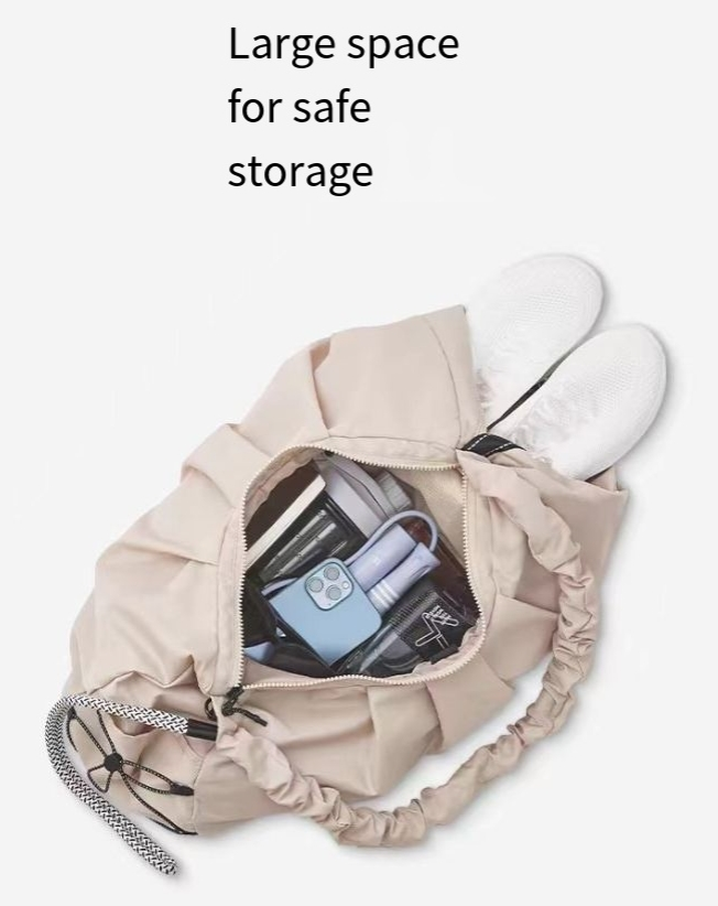 multifunctionele yogatas niche geplooide fitnesstas grote capaciteit hoogwaardige vrijetijdssporttas_voghion.com