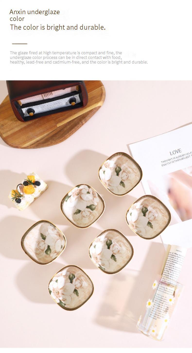 Ceramic Dipping Bowls Set Of 4 Mini Condiment Dishes 2.5 Inch Microwave Safe For Soy Sauce Sushi Dumplings Hot Pot Vintage Style_voghion.com