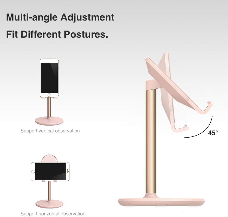 Telefonständer für den Schreibtisch, Handyständer, verstellbarer Schreibtisch-Telefonhalter, Tablet-Halter, Telefondock_voghion.com