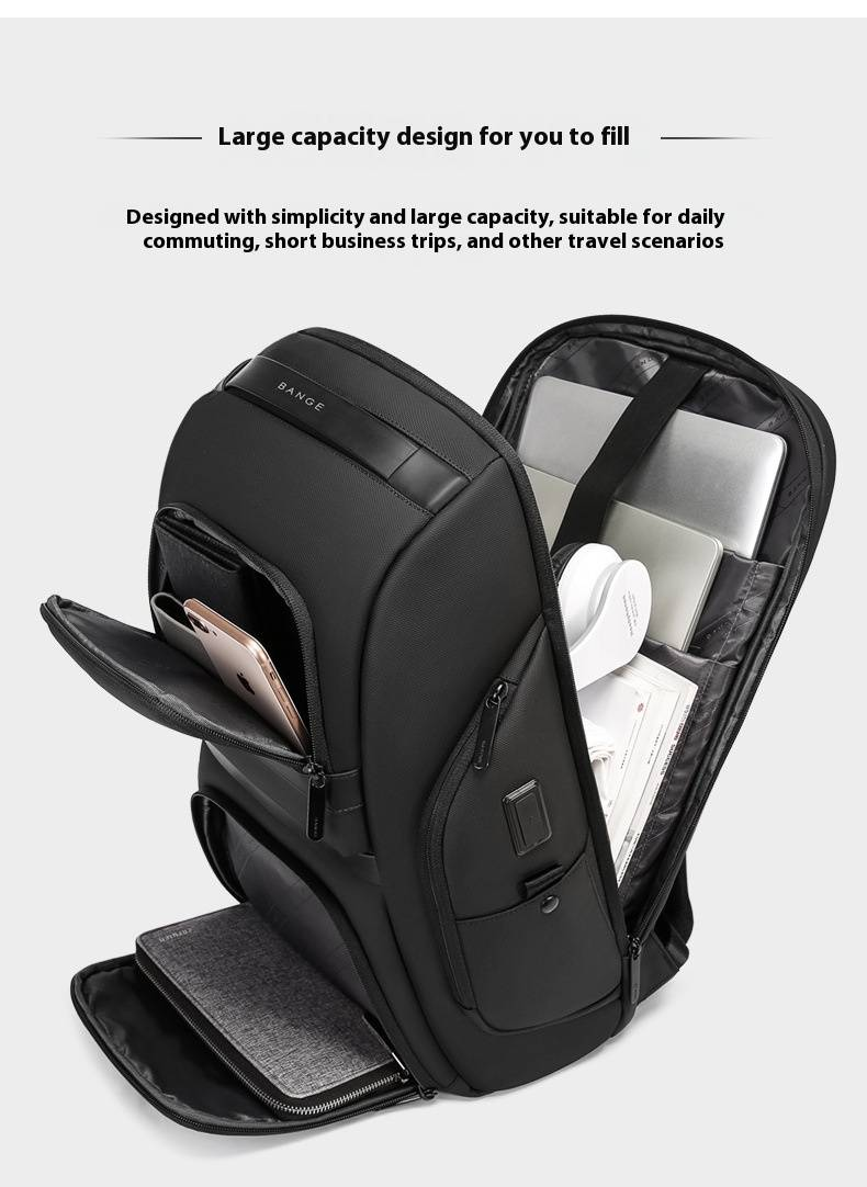 Professional Waterproof Laptop Backpack For Men & Women – Large Capacity Business Travel Bag With Anti-Theft Design, Breathable Cushioned Straps_voghion.com