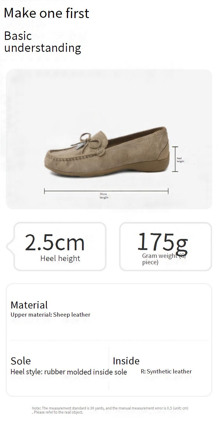 Cameido Damen Freizeitschuhe - Khaki Echtes Leder Runde Zehenpartie 2,5 cm Höhe Gummisohle_voghion.com