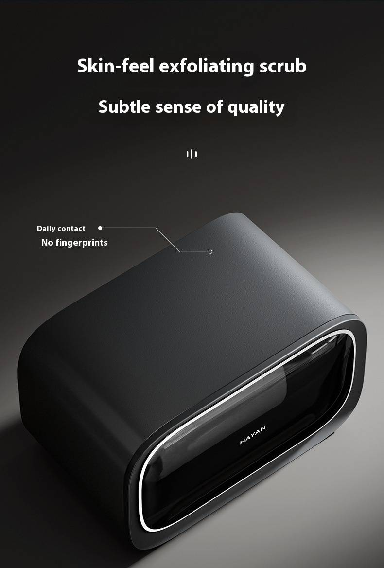Moderner Toilettenpapierhalter fürs Badezimmer – Wasserdichter Toilettenpapierspender zur Wandmontage, Klebemontage ohne Bohren, quadratisches Design (Weiß/Grau)_voghion.com