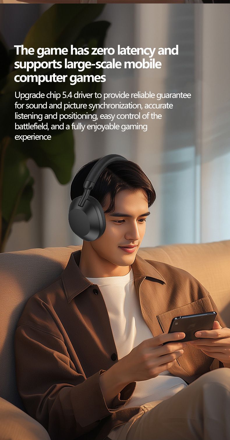 8806 Bluetooth-Kopfhörer mit Hi-Fi-Stereo-Sound, FM-Radio und Freisprechfunktion, universelle Kompatibilität mit Smartphones_voghion.com