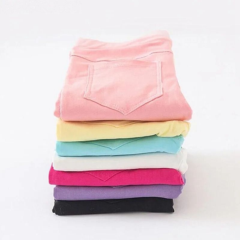 XUANMU Spring Summer Girls Leggings Kids Slim Pencil Pants Autumn Children Elastic Casual Trousers Girl Clothes XB008_voghion.com