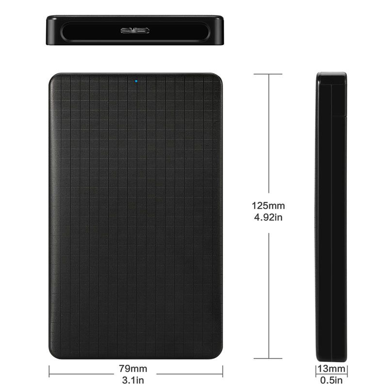 Custodia per disco rigido portatile SATA USB 3.0 SSD da 2,5 pollici di qualità imbattibile con griglia di installazione scorrevole_voghion.com
