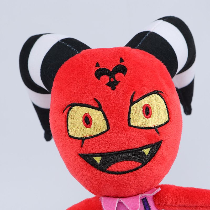 30CM Blitzo'nun Teddy Peluş Oyuncak Helluva Peluş Hayvan Oyuncakları Karikatür Doldurulmuş Yumuşak Oyuncak Çocuklar İçin Noel Doğum Günü Hediyesi_voghion.com