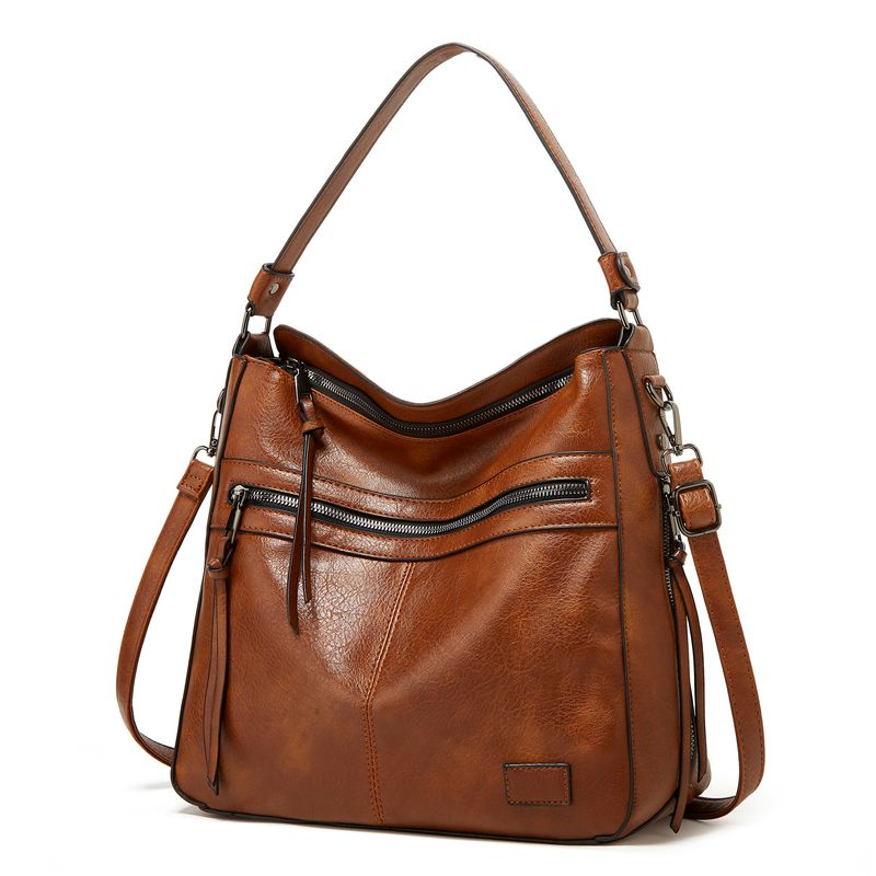 Borsa da donna, nuova, alla moda, grande capacità, borsa a tracolla europea con tracolla singola_voghion.com