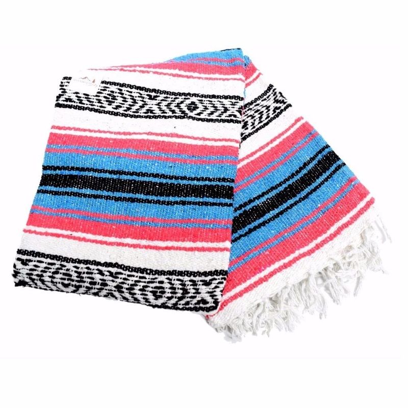 Geometric Tassel Style Blanket Woven Tassel Beach Towel Blanket Beach Blanket Picnic Mat Yoga Cotton Blanket_voghion.com