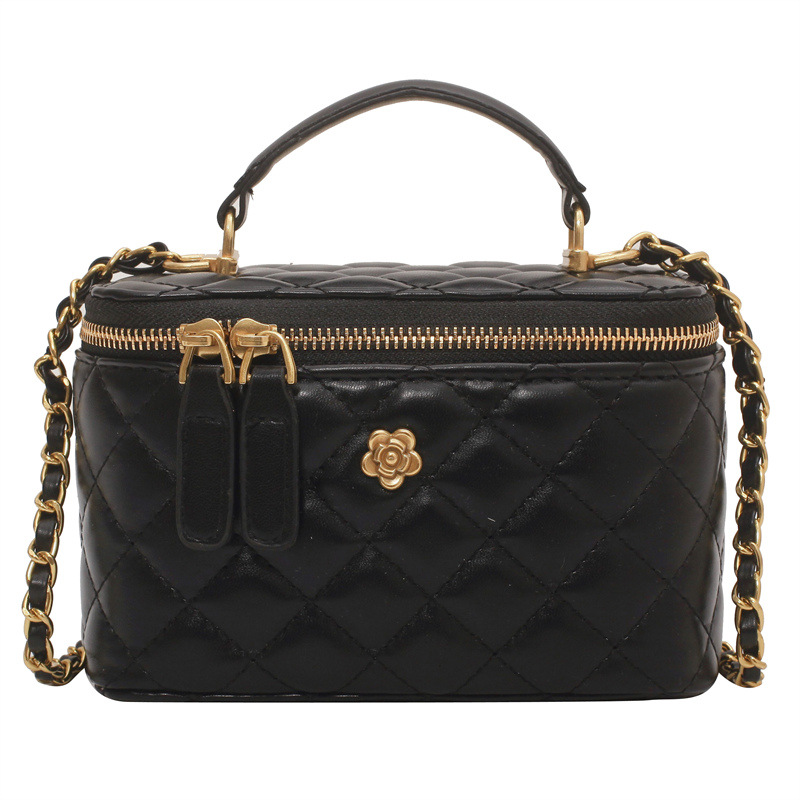 Lingge Kettentasche Damen 2023 neue Minitasche Persönlichkeit Pop ausländisches Temperament Umhängetasche Eimertasche_voghion.com