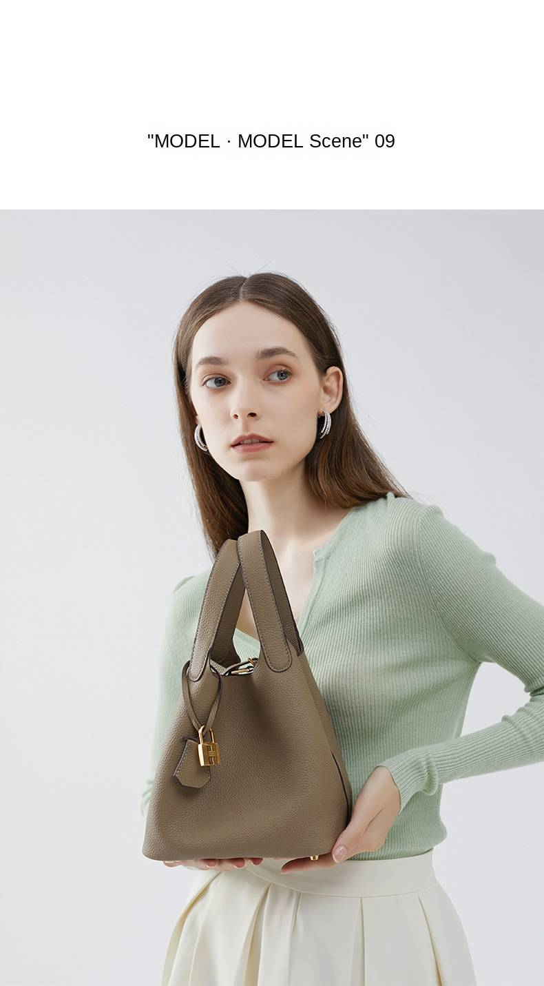 Vintažas stila sieviešu soma - unikāla retro īstas ādas rokassoma, stilīga iepirkumu soma ikdienas lietošanai_voghion.com