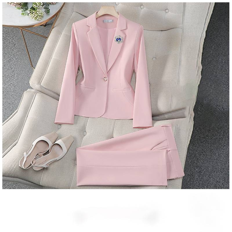 Women's Clothing Green Suit Jacket Spring And Autumn Commuting Waist Professional Wear High End Work Clothes_voghion.com