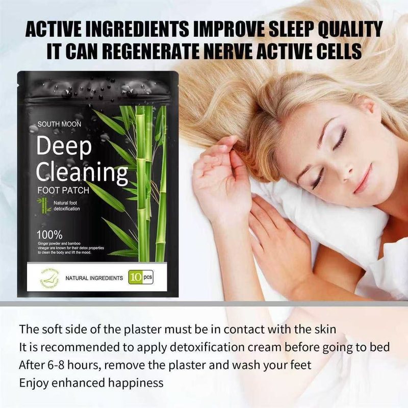South Moon Deep Cleansing Foot Patch Moisturizing Foot Care Relieving Stress Natural Foot Detoxification_voghion.com
