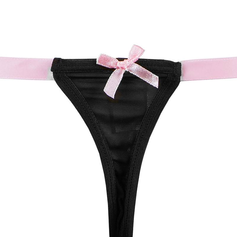 KOOSSO ASIS Soft Cup Mesh BRALETTE No Steel Ring Open Chest Crotch Front Strap Bra Sexy Lingerie Set_voghion.com