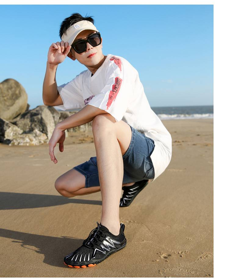 Unisex Quick-Dry Water Shoes – Barefoot Aqua Socks For Swimming, Beach & Light Hiking With Anti-Slip & Massage Sole (Multiple Colors)_voghion.com