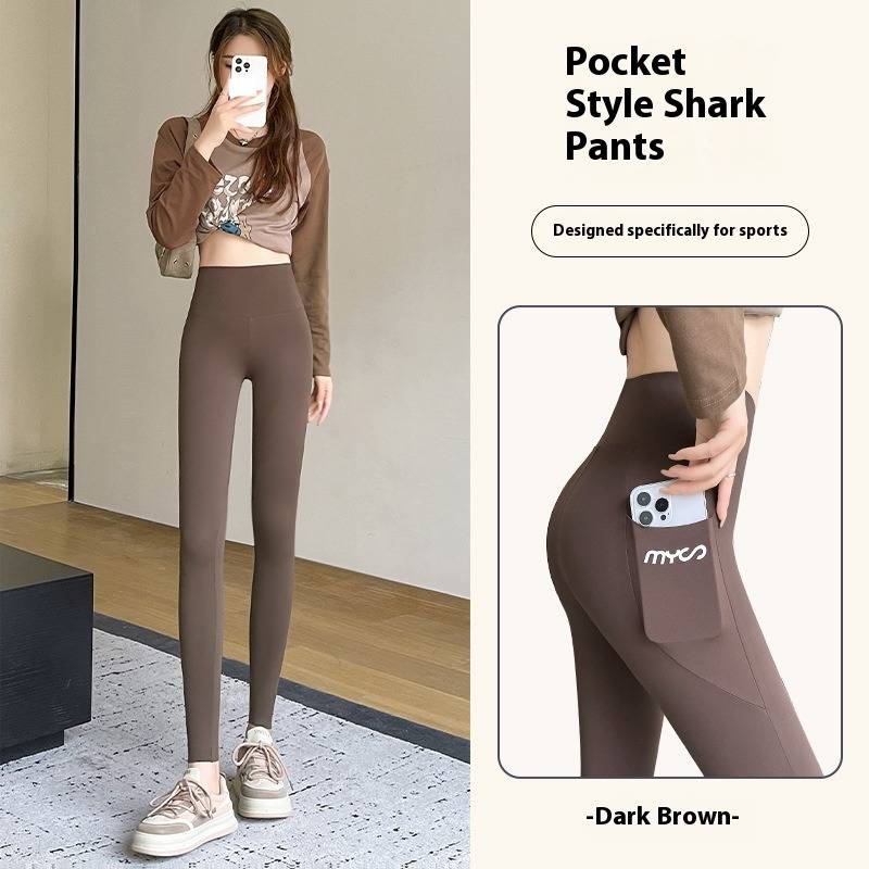 Damen-Leggings mit hohem Bund und Fleecefutter – warme Yoga-Hose mit Bauchkontrolle, dehnbar und bequem für den Winter_voghion.com
